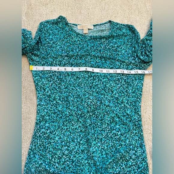 MICHAEL Michael Kors Multi Color Printed Flounce-Hem Dress XS - Picture 9 of 12